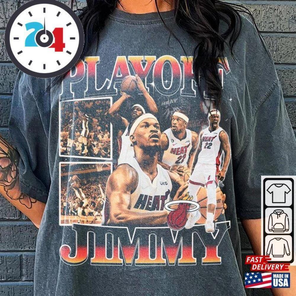 Playoff Jimmy Sport T-shirt Retro 90S Tour Ticket Album Unisex Classic